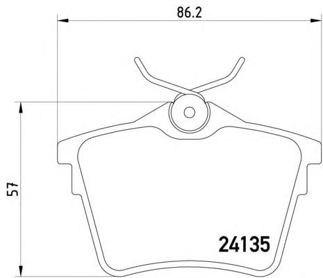 Тормозные колодки HELLA 8DB 355 011-501