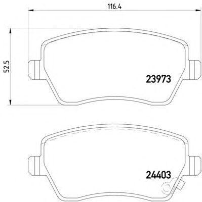 Тормозные колодки HELLA 8DB 355 012-301