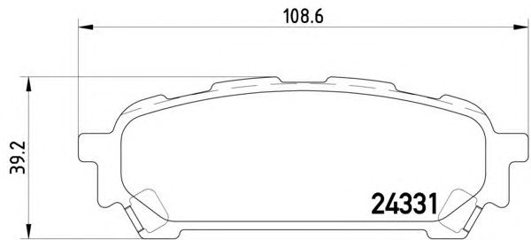 Тормозные колодки HELLA 8DB 355 012-311