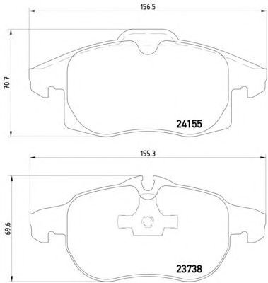 Гальмівні колодки HELLA 8DB 355 012-681