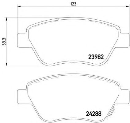 Гальмівні колодки HELLA 8DB 355 012-831
