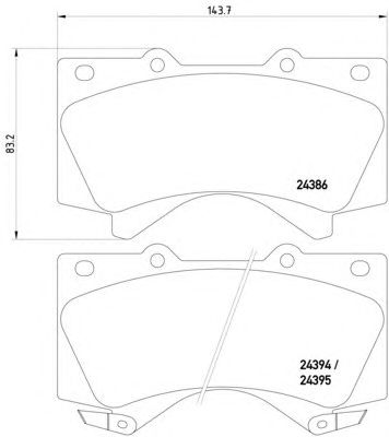 Тормозные колодки HELLA 8DB 355 013-151