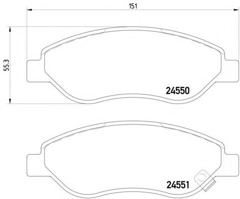 Тормозные колодки HELLA 8DB 355 013-401