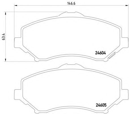 Тормозные колодки HELLA 8DB 355 014-321