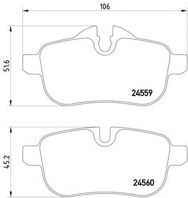 Тормозные колодки HELLA 8DB 355 014-621