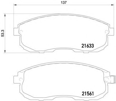 Тормозные колодки HELLA 8DB 355 015-641