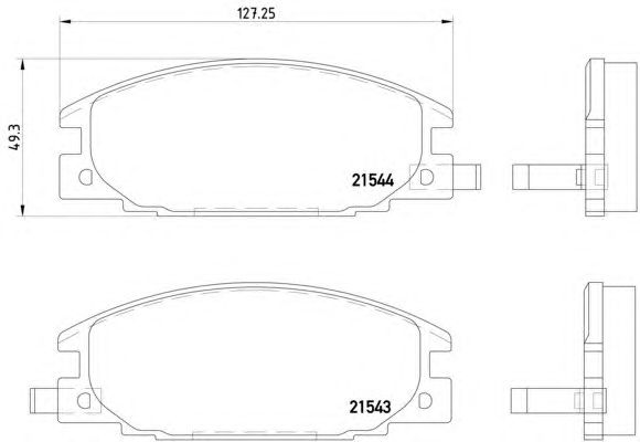 Тормозные колодки HELLA 8DB 355 016-341