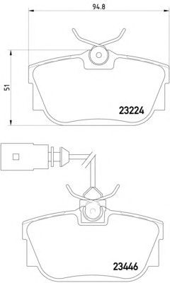 Тормозные колодки HELLA 8DB 355 018-591