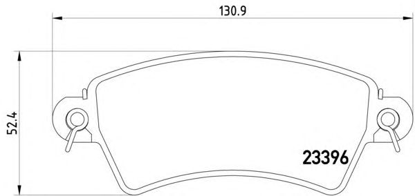Тормозные колодки HELLA 8DB 355 019-341