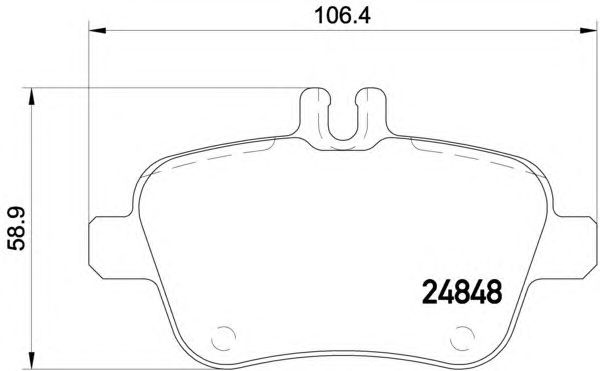 Тормозные колодки HELLA 8DB 355 019-641
