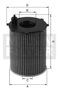 Масляный фильтр MANN-FILTER HU 7016 x