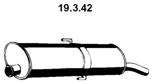 Глушитель EBERSPACHER 19.3.42