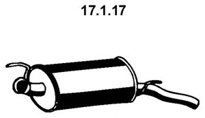 Глушитель EBERSPACHER 17.1.17