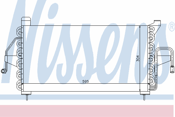 Радіатор кондиціонера NISSENS 94436