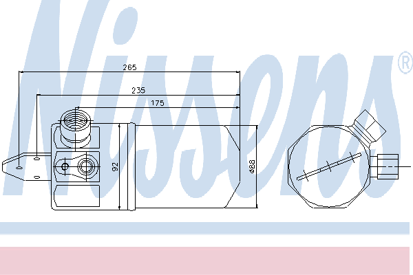 Осушитель кондиционера NISSENS 95318