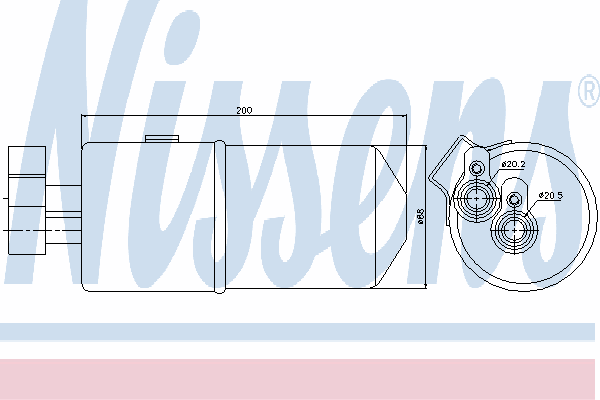 Осушитель кондиционера NISSENS 95436
