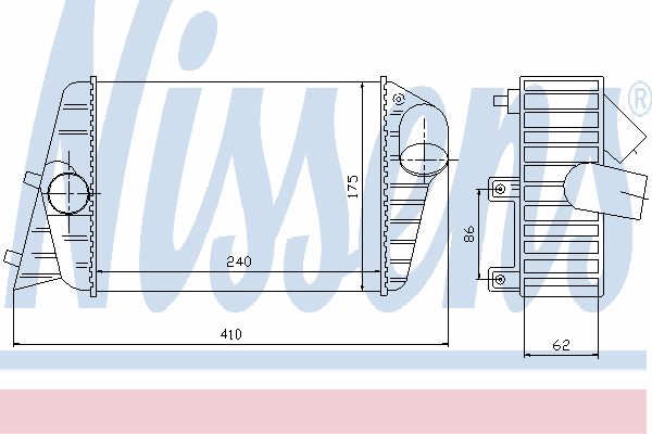 Интеркулер NISSENS 96700
