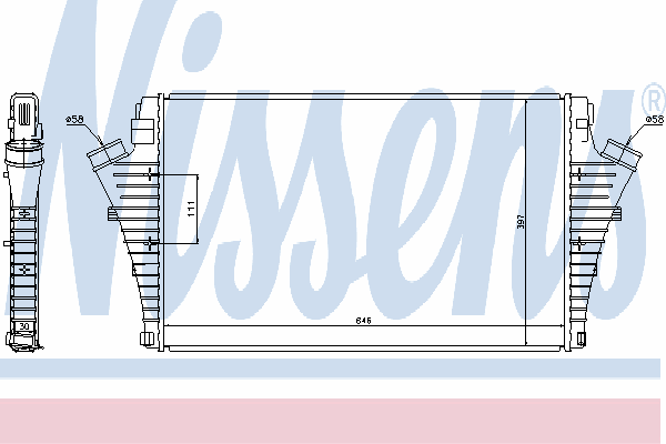 Интеркулер NISSENS 96684