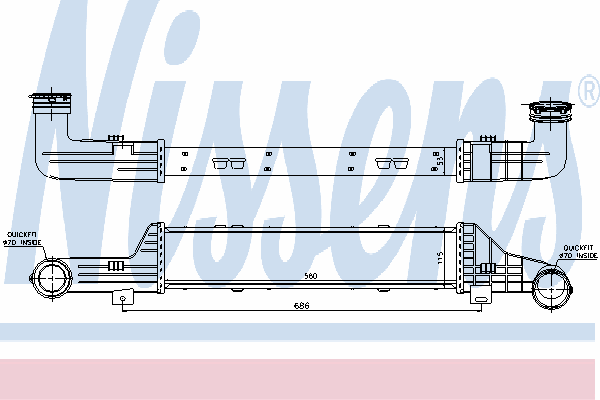 Интеркулер NISSENS 96899