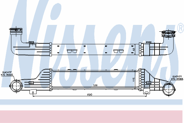 Интеркулер NISSENS 96784