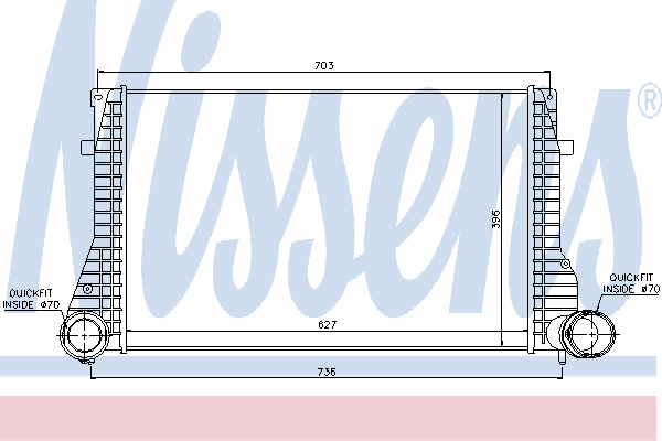 Интеркулер NISSENS 96633