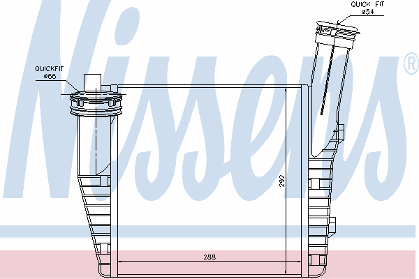 Интеркулер NISSENS 96611
