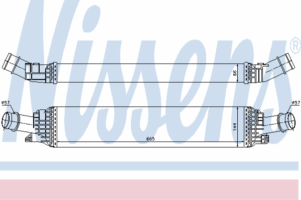 Интеркулер NISSENS 96567