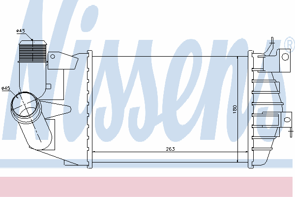 Интеркулер NISSENS 96587