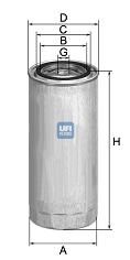 Паливний фільтр UFI 24.336.00