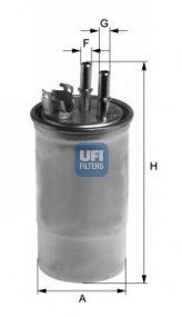 Паливний фільтр UFI 24.450.00