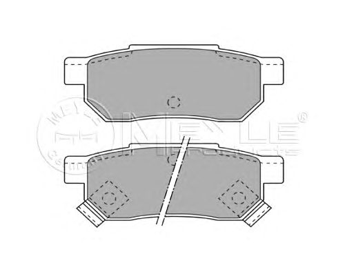 Тормозные колодки MEYLE 025 213 1313/W
