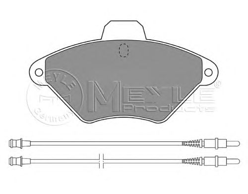 Тормозные колодки MEYLE 025 216 3216/W