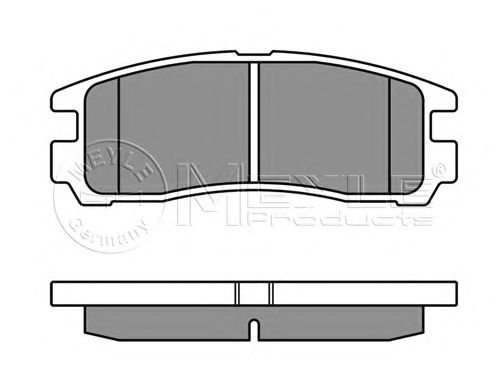 Тормозные колодки MEYLE 025 217 0615/W