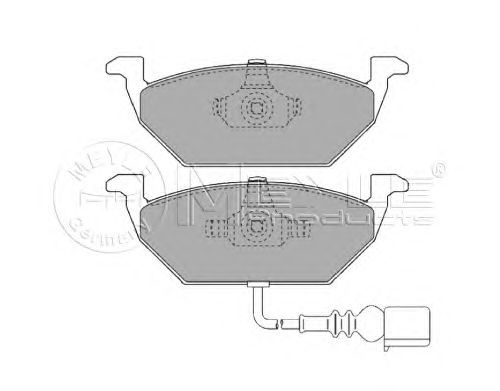 Тормозные колодки MEYLE 025 231 3119/W