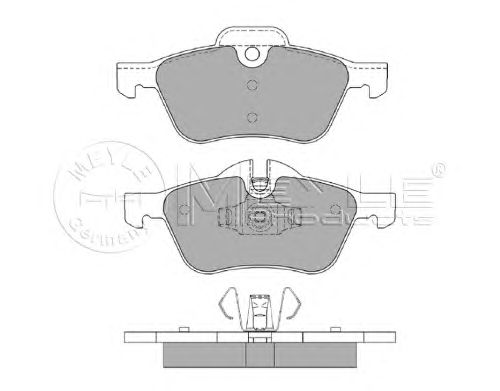 Тормозные колодки MEYLE 025 232 8118