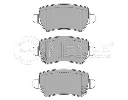 Гальмівні колодки MEYLE 025 234 1715/W