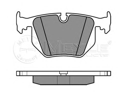 Тормозные колодки MEYLE 025 234 4717