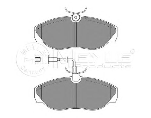 Тормозные колодки MEYLE 025 236 0219/W