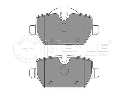 Тормозные колодки MEYLE 025 236 2316