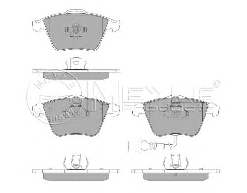 Тормозные колодки MEYLE 025 238 0120/W