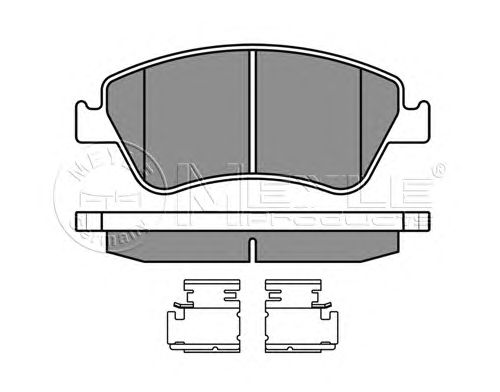 Тормозные колодки MEYLE 025 241 2219/W