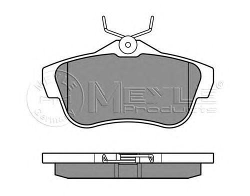 Тормозные колодки MEYLE 025 245 7816