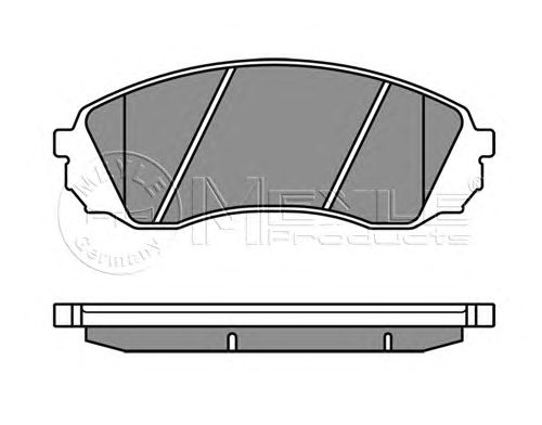 Тормозные колодки MEYLE 025 245 9717/W
