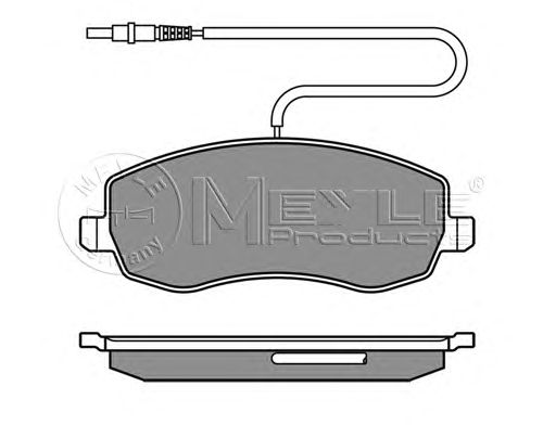 Тормозные колодки MEYLE 025 248 3919/W