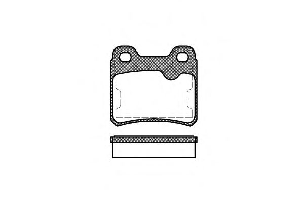 Тормозные колодки REMSA 0282.10