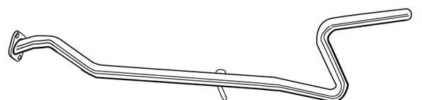 Труба выхлопного газа WALKER 06977