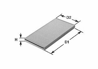 Фильтр салона CLEAN FILTERS NC2050