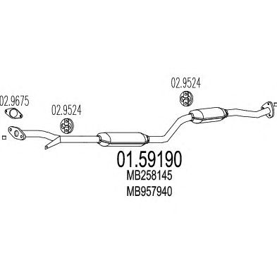 Резонатор MTS 01.59190