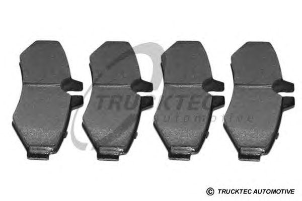 Тормозные колодки TRUCKTEC AUTOMOTIVE 02.35.086