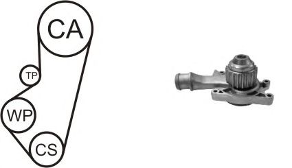 Помпа + комплект ГРМ AIRTEX WPK-122901